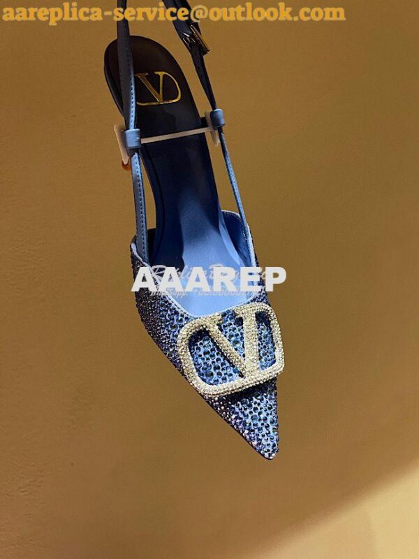 Replica Valentino VLogo Signature embellished pumps 80mm WS0R01N 19