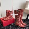 Replica Valentino VLogo Type Boot In Toile Iconographe 30mm 2W2S0FT Br