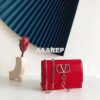 Replica Valentino Garavani Small VCASE Smooth Calfskin Bag Red