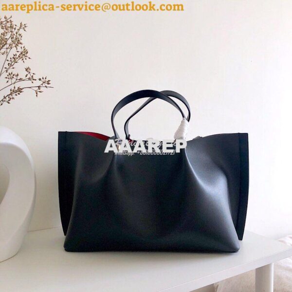 Replica Valentino Garavani VLOGO Escape Shopper Leather Tote Bag 7