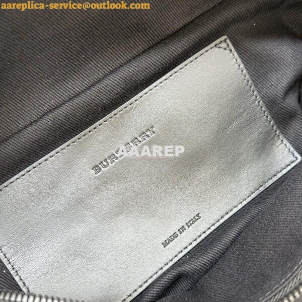 Replica Burberry Medium Logo Detail Bum Bag 80101441 Black 9