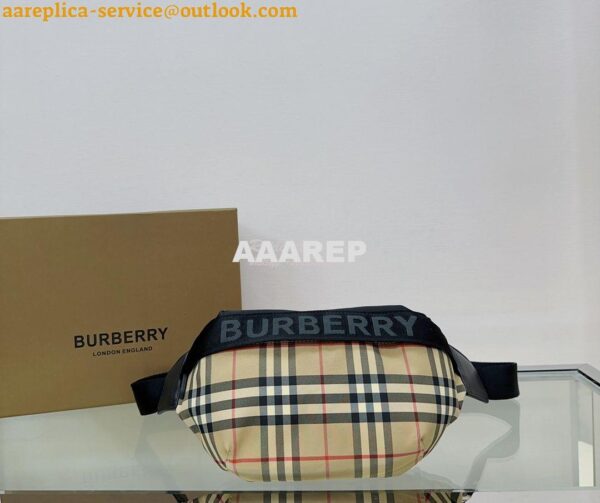 Replica Burberry Medium Logo Detail Bum Bag 80101441 Checked