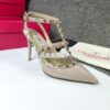 Replica Valentino Garavani Rockstud Caged Ankle Strap TONAL STUDS pump 2