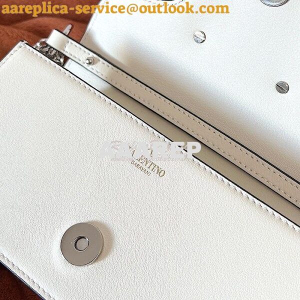 Replica Valentino Locò Shoulder Bag With Jewel Logo WB0K53 Ivory 9