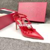 Replica Valentino Garavani Rockstud Caged Ankle Strap TONAL STUDS pump 2