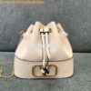 Replica Valentino Mini Bucket Bag In Nappa Leather with VLogo Signatur 2