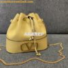 Replica Valentino Mini Bucket Bag In Nappa Leather with VLogo Signatur