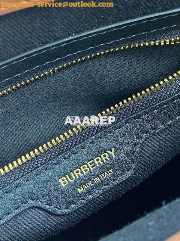 Replica Burberry Mini Monogram Stripe E-canvas Pocket Bag 80146151 9