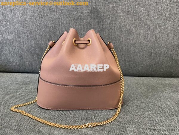 Replica Valentino Mini Bucket Bag In Nappa Leather with VLogo Signatur 7