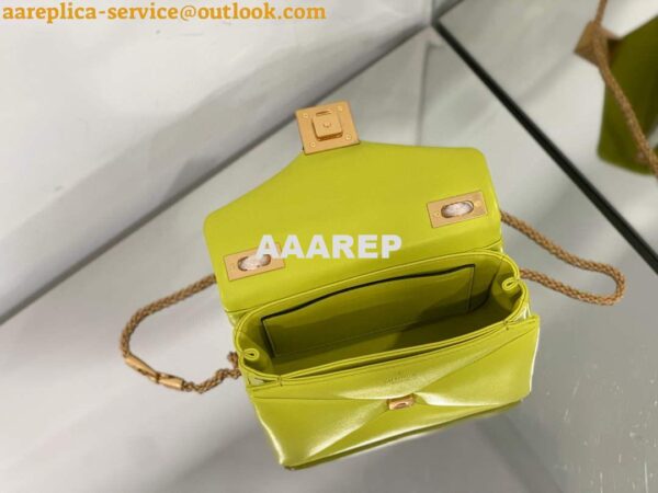 Replica Valentino One Stud Nappa Bag With Chain 1215 Lemon Yellow 6