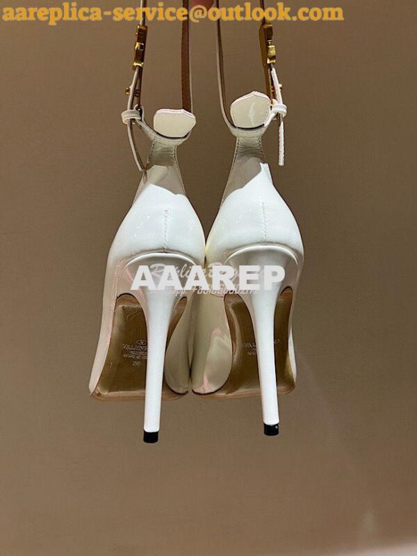 Replica Valentino Garavani Tan-Go Patent Leather Pump 100mm 1W2S0FI1 27