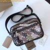 Replica Burberry Monogram Print and Leather Crossbody Bag 80116771 Ver 2