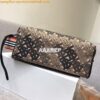 Replica Burberry Monogram Print Nylon Pouch 80107641 Vermilion 2