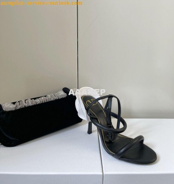 Replica Valentino Roserouche Sandal 1959 In Calfskin 100mm 4W2S0IF 15