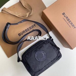 Replica Burberry Monogram Recycled Polyester Crossbody Bag 80299891 Bl