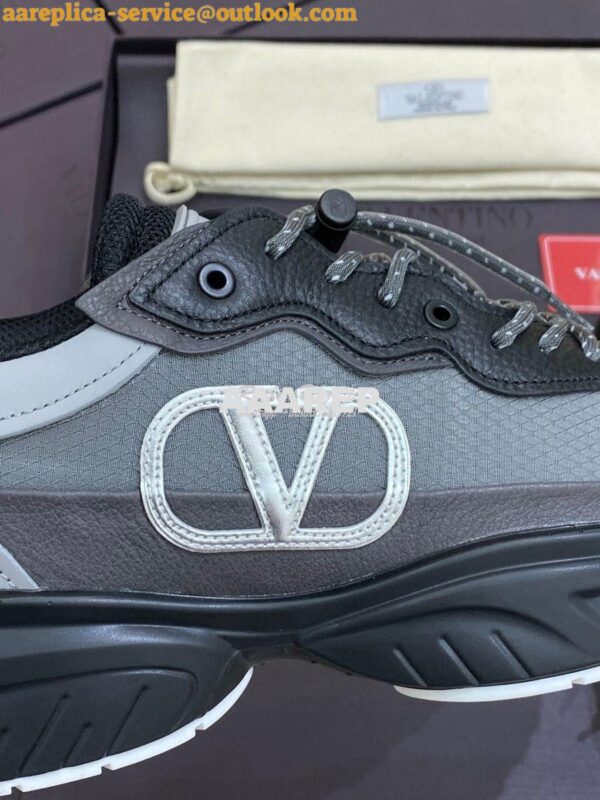 Replica Valentino SheGoes Men Female Sneaker in Split Leather And Mesh 7