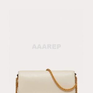 Replica Valentino XW0B0K30 Locò Calfskin Shoulder Bag White 2