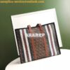 Replica Burberry Monogram Stripe E-canvas TB Bag 80103351