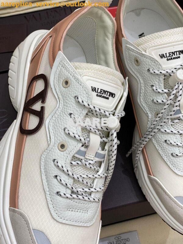 Replica Valentino SheGoes Men Female Sneaker in Split Leather And Mesh 6