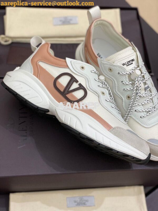 Replica Valentino SheGoes Men Female Sneaker in Split Leather And Mesh 7