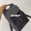 Replica Burberry Print Canvas and Leather Pocket Backpack 80420191 Bla 2