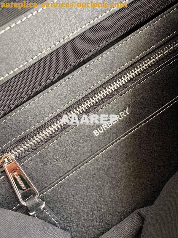 Replica Burberry Nylon and Leather Pocket Backpack 80420191 Black 10