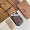 Replica Burberry Print Canvas and Leather Pocket Backpack 80420191 Bla