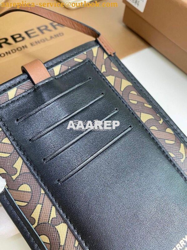 Replica Burberry Print E-canvas Phone Case with Strap 80267361 6