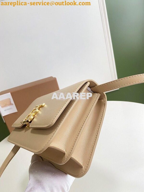 Replica Burberry Grainy Leather TB Bag 80206411 Beige 7