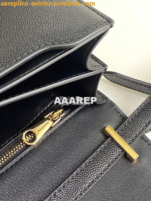 Replica Burberry Grainy Leather TB Bag 80206411 Black 10