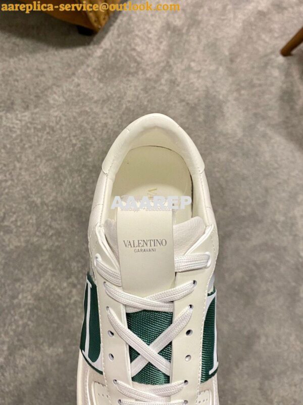 Replica Valentino VL7N Sneaker In Banded Calfskin Leather VW2S0V66 C06 9