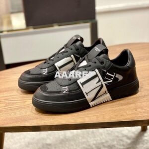 Replica Valentino VL7N Sneaker In Banded Calfskin Leather VW2S0V66 C08 2