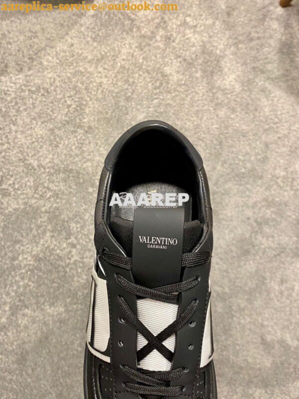 Replica Valentino VL7N Sneaker In Banded Calfskin Leather VW2S0V66 C08 9