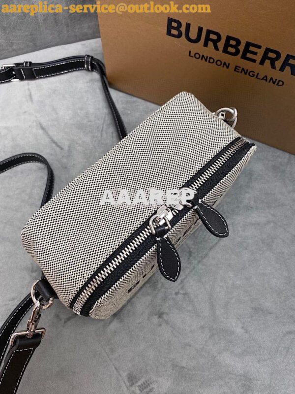 Replica Burberry Horseferry Print Canvas and Leather Crossbody Bag 803 5