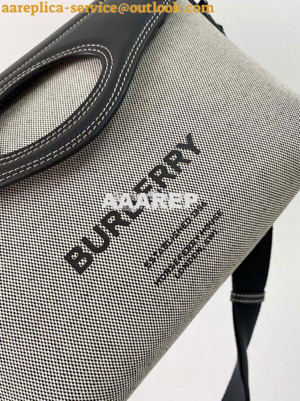 Replica Burberry Horseferry Print Canvas Pocket Messenger Bag 80416681 4