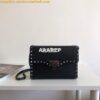 Replica Valentino Small Rockstud Grainy Calfskin Crossbody Bag 0181B B 2