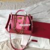 Replica Valentino Small Roman Stud The Handle Bag In Nappa BSF098 Rose 2