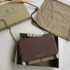 Replica Burberry Leather and House Check Wallet with Detachable Strap 2