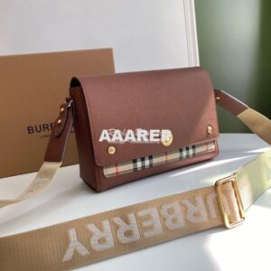 Replica Burberry Leather and Vintage Check Note Crossbody Bag 80211111 2