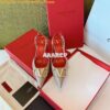 Replica Valentino Gold VLogo Calfskin Slingback Pump 40mm 80mm SW2S0Q7 2