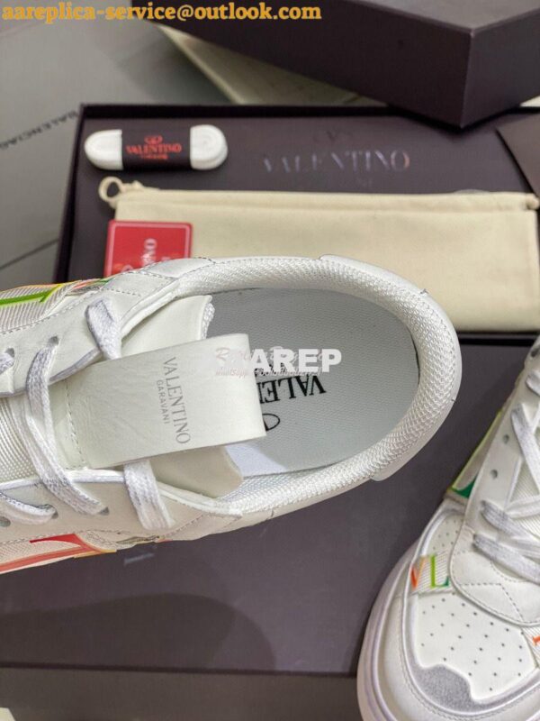 Replica Valentino Low-Top Calfskin VL7N Sneaker With Bands Vintage “Wo 8