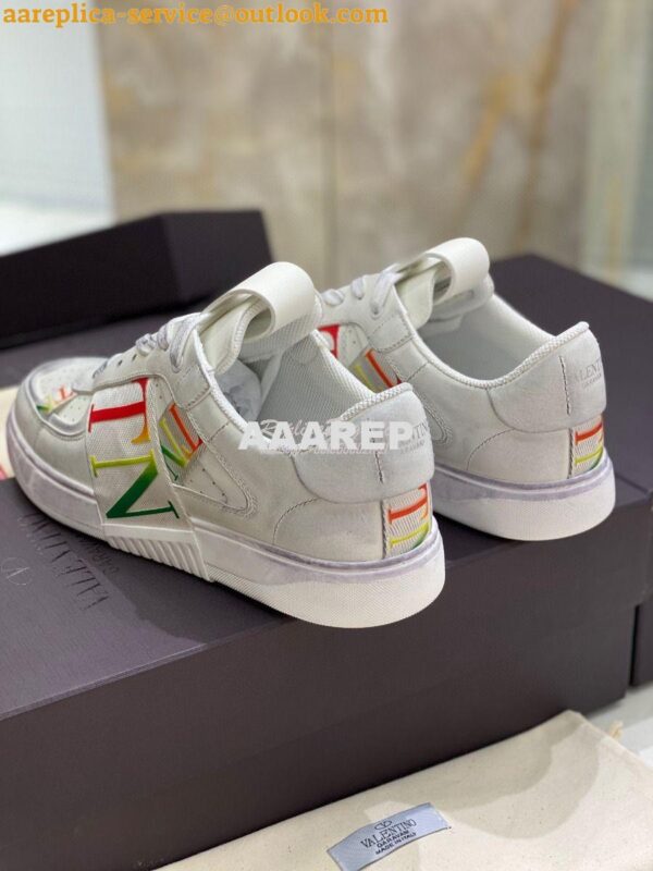 Replica Valentino Low-Top Calfskin VL7N Sneaker With Bands Vintage “Wo 10