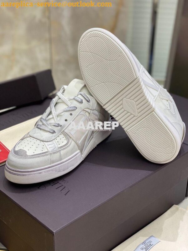 Replica Valentino Low-Top Calfskin VL7N Sneaker With Bands Vintage “Wo 10