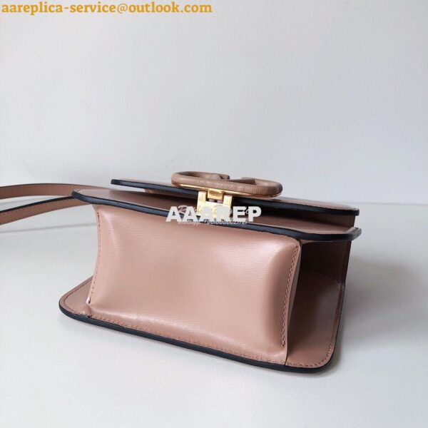 Replica Valentino Small Vsling Shiny Calfskin Shoulder Bag TW2B0F01 Ba 8