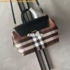 Replica Burberry Medium Check Tote Dark Birch Brown 80696591 2