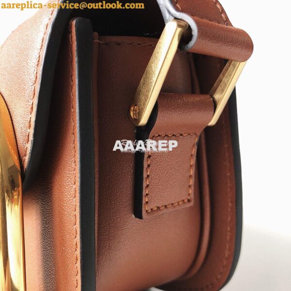 Replica Valentino Supervee Crossbody Calfskin Bag VW2B0G09 Brown 10