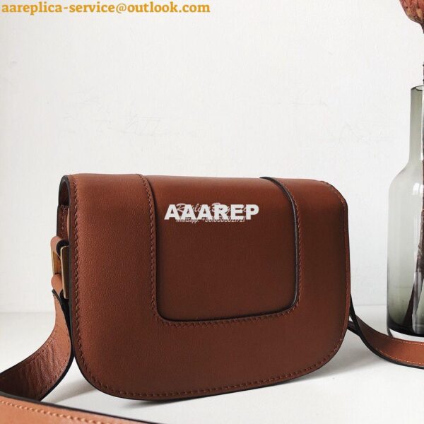 Replica Valentino Supervee Crossbody Calfskin Bag VW2B0G09 Brown 11
