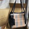 Replica Burberry Small Canvas Check Messenger Bag 40202461 2