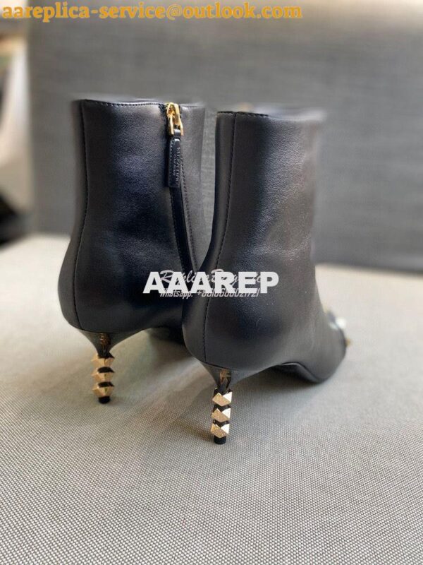 Replica Valentino Rockstud Kidskin Ankle Boot With Sculpted Heel 70mm 8