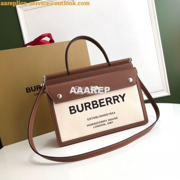 Replica Burberry Small Horseferry Print Title Bag with Pocket Detail 8 3